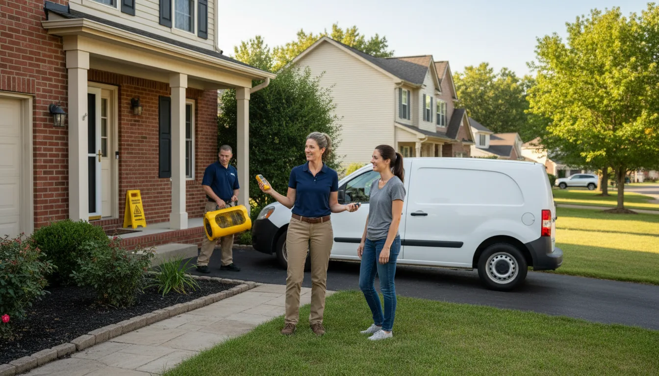 Residential water damage restoration in Wayne, PA